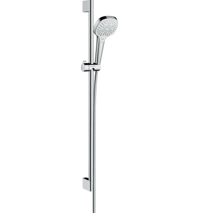 Zestaw prysznicowy 110 Multi EcoSmart z drążkiem 90 cm Biały/Chrom Croma Select E Hansgrohe (26591400)