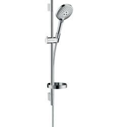 Zestaw prysznicowy 120 3jet z drążkiem 65 cm i mydelniczką Chrom Raindance Select S Hansgrohe (26630000)