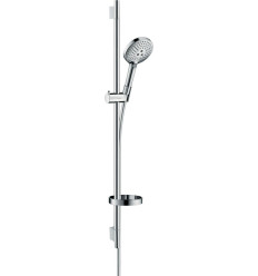 Zestaw prysznicowy 120 3jet z drążkiem 90 cm i mydelniczką Chrom Raindance Select S Hansgrohe (26631000)