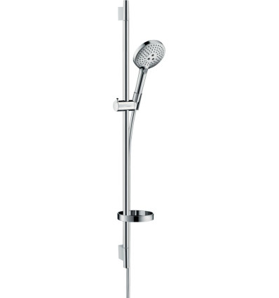 Zestaw prysznicowy 120 3jet EcoSmart z drążkiem 90 cm i mydelniczką Chrom Raindance Select S Hansgrohe (26633000)