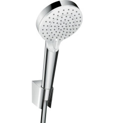 Punktowy zestaw prysznicowy 100 Vario EcoSmart z wężem 160 cm Biały/Chrom Crometta Hansgrohe (26694400)
