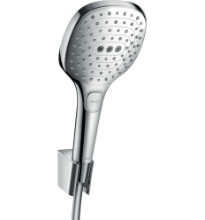 Punktowy zestaw prysznicowy 120 3jet z wężem 125 cm Chrom Raindance Select E Hansgrohe (26700000)