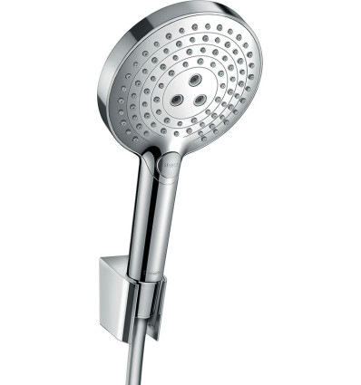 Punktowy zestaw prysznicowy 120 3jet z wężem 125 cm Chrom Raindance Select S Hansgrohe (26701000)