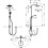 Komplet prysznicowy 280 1jet Reno Croma Select S chrom Hansgrohe (26793000)