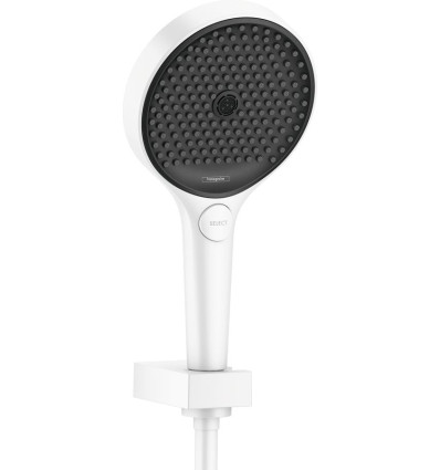 Punktowy zestaw prysznicowy 130 3jet z wężem 125cm Biały Matowy Rainfinity Hansgrohe (26852700)