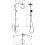 Komplet prysznicowy 220 1jet Reno Croma chrom Hansgrohe (27224000)