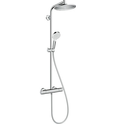 Komplet prysznicowy 240 1jet EcoSmart z termostatem Chrom Crometta S Hansgrohe (27268000)
