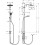 Komplet prysznicowy 240 1jet EcoSmart Reno Chrom Crometta S Hansgrohe (27270000)