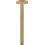Przyłącze sufitowe S 30 cm brąz szczotkowany Hansgrohe (27389140)