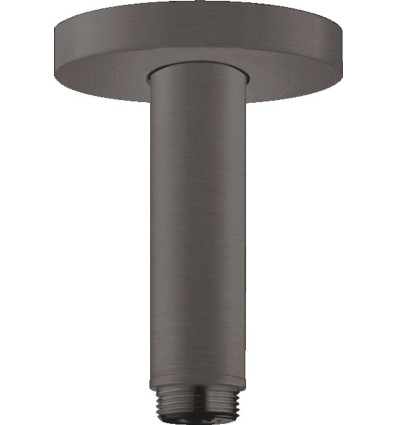 Przyłącze sufitowe S 10 cm czarny chrom szczotkowany Hansgrohe (27393340)