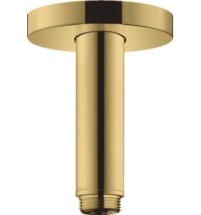 Przyłącze sufitowe S 10 cm złoty optyczny polerowany Hansgrohe (27393990)