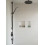 Przyłącze węża E z zaworem zwrotnym Czarny Chrom Szczotkowany FixFit Hansgrohe (27454340)