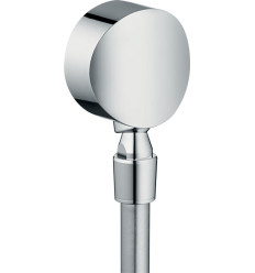Przyłącze węża S z zaworem zwrotnym i przegubem kulowym Chrom FixFit Hansgrohe (27506000)