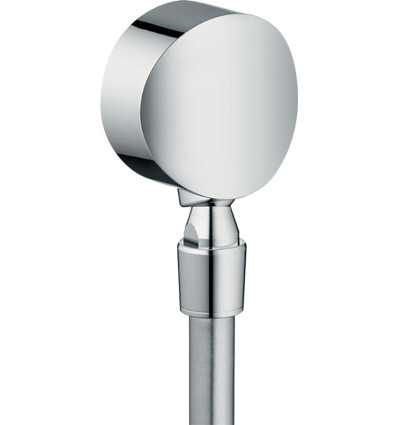 Przyłącze węża S z zaworem zwrotnym i przegubem kulowym Chrom FixFit Hansgrohe (27506000)