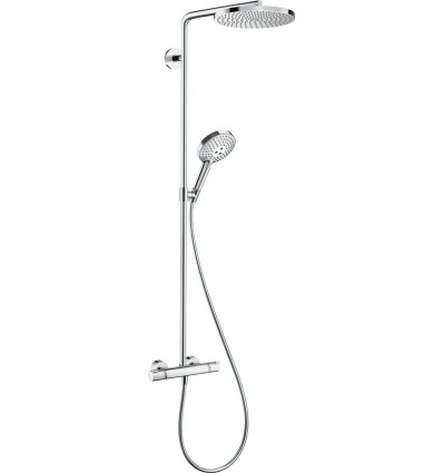 Komplet prysznicowy 240 1jet PowderRain z termostatem Chrom Raindance Select S Hansgrohe (27633000)