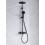 Komplet prysznicowy 240 1jet PowderRain z termostatem Czarny Matowy Raindance Select S Hansgrohe (27633670)