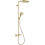 Komplet prysznicowy 240 1jet PowderRain z termostatem Złoty Optyczny Polerowany Raindance Select S Hansgrohe (27633990)