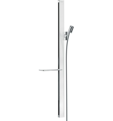 Drążek prysznicowy E 90 cm z wężem Isiflex 160 cm Biały/Chrom Unica Hansgrohe (27640400)