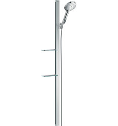 Zestaw prysznicowy 120 3jet z drążkiem 150 cm i półkami Chrom Raindance Select S Hansgrohe (27646000)