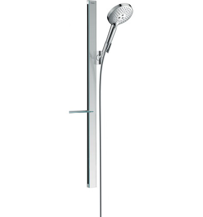 Zestaw prysznicowy 120 3jet z drążkiem 90 cm i półką Chrom Raindance Select S Hansgrohe (27648000)