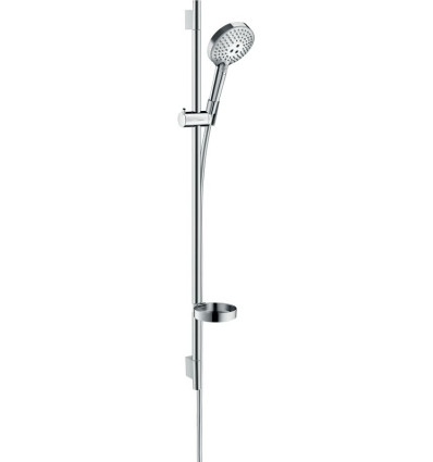 Zestaw prysznicowy 120 3jet PowderRain z drążkiem 90 cm Chrom Raindance Select S Hansgrohe (27667000)