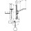 Zestaw prysznicowy 130 3jet z drążkiem 90cm i półką Chrom Rainfinity Hansgrohe (27671000)