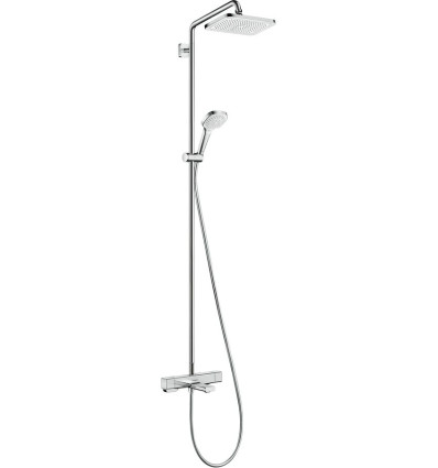 Komplet prysznicowy 280 1jet z termostatem, wannowy Chrom Croma E Hansgrohe (27687000)