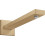 Ramię prysznicowe 39 cm, kwadratowe Brąz Szczotkowany Hansgrohe (27694140)