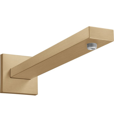 Ramię prysznicowe 39 cm, kwadratowe Brąz Szczotkowany Hansgrohe (27694140)