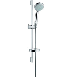 Zestaw prysznicowy Vario EcoSmart z drążkiem 65 cm i mydelniczką Chrom Croma 100 Hansgrohe (27776000)