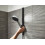 Panel ścienny 50 cm WallStoris czarny mat Hansgrohe (27902670)