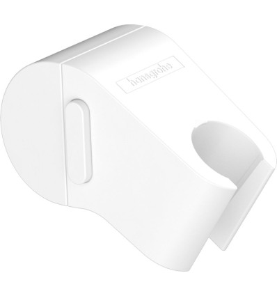 Suwak z przyciskiem Biały Matowy WallStoris Hansgrohe (27917700)