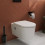 Szczotka do WC z pojemnikiem, ścienna Czarny Matowy WallStoris Hansgrohe (27927670)
