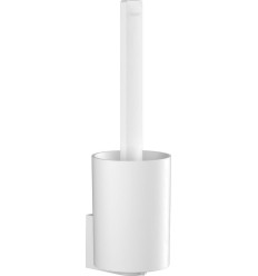 Szczotka do WC z pojemnikiem, ścienna Biały Matowy WallStoris Hansgrohe (27927700)