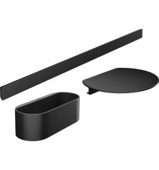 Pakiet wannowy Czarny Matowy WallStoris Hansgrohe (27966670)