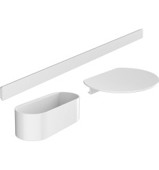 Pakiet wannowy Biały Matowy WallStoris Hansgrohe (27966700)
