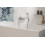 Pakiet prysznicowy Biały Matowy WallStoris Hansgrohe (27967700)