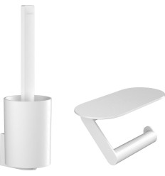 Pakiet toaletowy Biały Matowy WallStoris Hansgrohe (27969700)