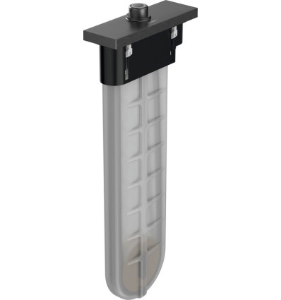 Element zewnętrzny prostokątny Czarny Chrom Szczotkowany sBox Hansgrohe (28010340)