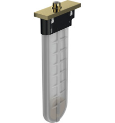 Element zewnętrzny prostokątny Złoty Optyczny Polerowany sBox Hansgrohe (28010990)