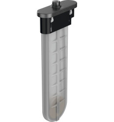 Element zewnętrzny owalny sBox czarny chrom szczotkowany Hansgrohe (28020340)