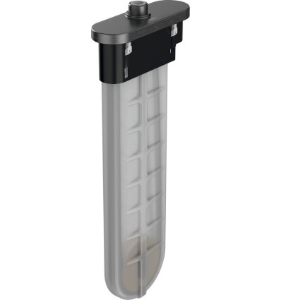 Element zewnętrzny owalny sBox czarny chrom szczotkowany Hansgrohe (28020340)
