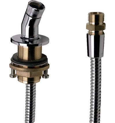Uchwyt prysznicowy na brzeg wanny chrom Hansgrohe (28307000)