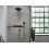Uchwyt prysznicowy Porter E Czarny Chrom Szczotkowany Hansgrohe (28387340)