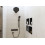 Drążek prysznicowy S Puro 90 cm z wężem Isiflex 160 cm Czarny Matowy Unica Hansgrohe (28631670)
