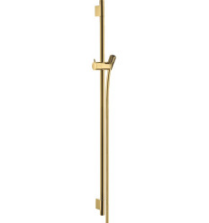Drążek prysznicowy S Puro 90 cm z wężem Isiflex 160 cm Złoty Optyczny Polerowany Unica Hansgrohe (28631990)