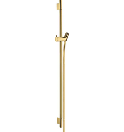 Drążek prysznicowy S Puro 90 cm z wężem Isiflex 160 cm Złoty Optyczny Polerowany Unica Hansgrohe (28631990)