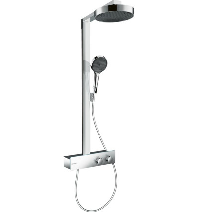 Komplet prysznicowy 250 1jet EcoSmart z termostatem ShowerTablet 350 Chrom Rainfinity Hansgrohe (28742000)