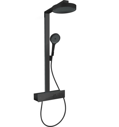 Komplet prysznicowy 250 1jet EcoSmart z termostatem ShowerTablet 350 Czarny Matowy Rainfinity Hansgrohe (28742670)