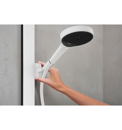 Komplet prysznicowy 250 1jet EcoSmart z termostatem ShowerTablet 350 Biały Matowy Rainfinity Hansgrohe (28742700)